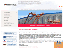 Tablet Screenshot of en.industrialaccess.ro